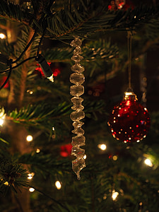 icicle, стъклени бижута, Коледа, Коледна украса, коледни орнаменти, време за Коледа, weihnachtsbaumschmuck