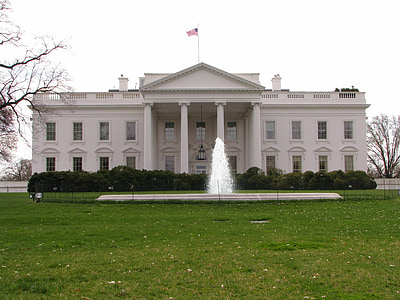 美国, 白宫, 华盛顿, 直流, 行政, 分公司, 草坪