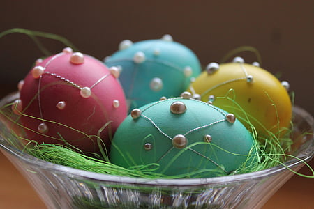 vejce, Velikonoce, dekorace, Oslava, kultur, svátek, zdobené