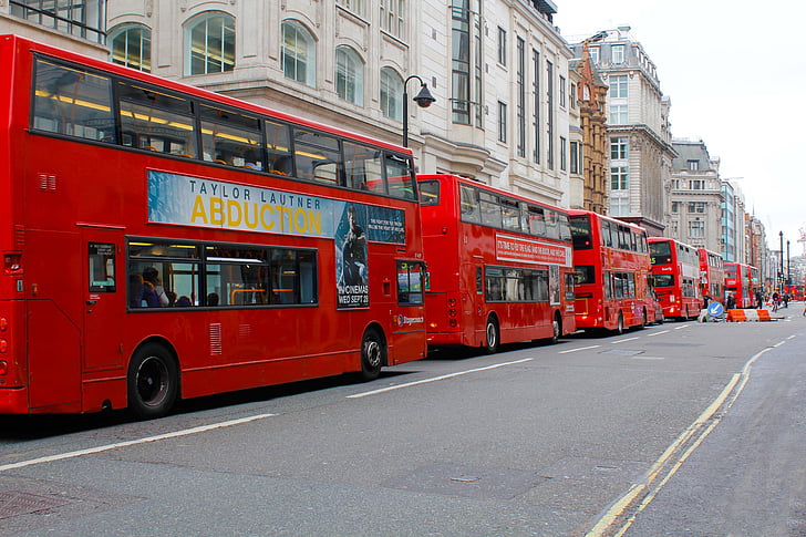 avtobusi, turisti, ähren, Anglija