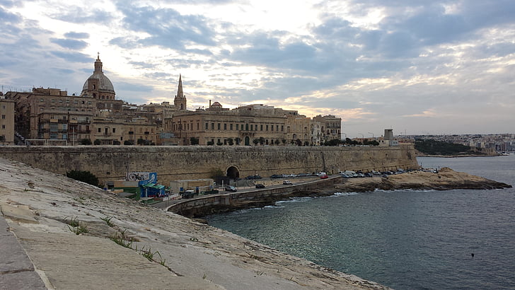 Malty, Glen, Sky, oblaky, Architektúra, more, slávne miesto