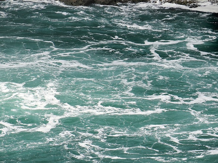 水, 下部, ナイアガラの滝, 下方向に流れる, 自然, 美容