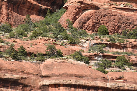 Sedona, Arizona, paysage, nature, rocher rouge, géologie, randonnée pédestre