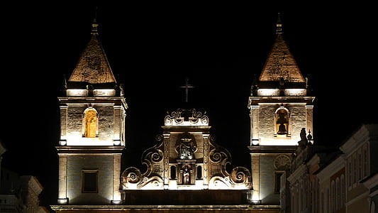Nhà thờ, Bra-xin, Salvador, Pelourinho, xây dựng, kiến trúc, địa điểm tham quan