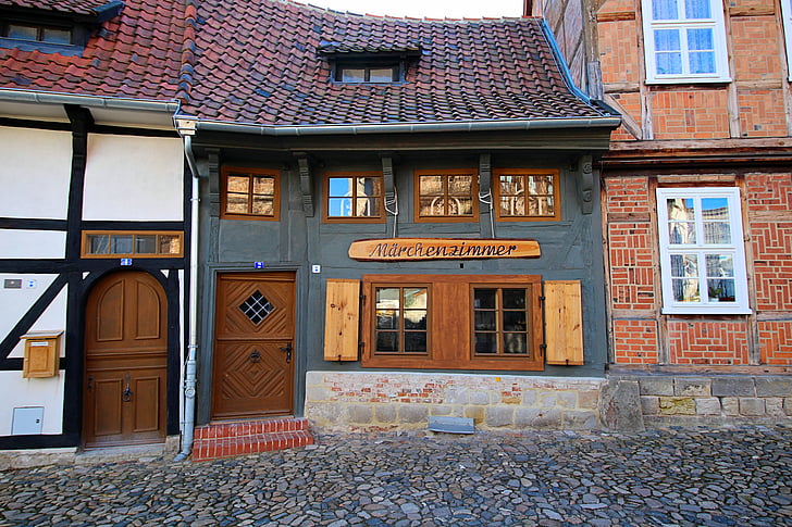 fachwerkhäuser, medieval, históricamente, conservación del patrimonio histórico, fachada, arquitectura, exterior del edificio