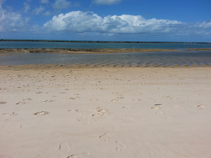 Beach, Sol, Mar, nyári, Sky, óceán, Beira-mar
