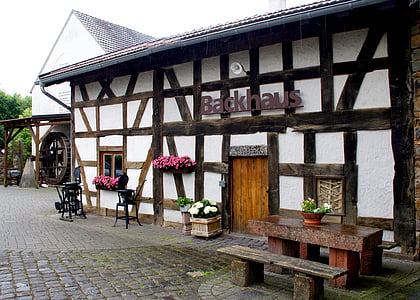 d, Backhaus, Musée, Birgel, Eifel, Allemagne, bâtiment