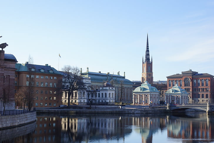 Stockholm, Architektúra, budova, Švédsko, zaujímavé miesta