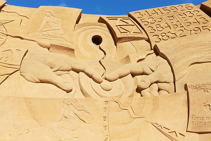 skulptūra, smėlio, meno kūrinius, festivalis, smėlio skulptūros, Menas, smėlio skulptūros