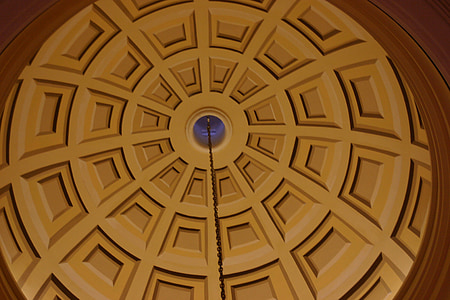 dome, ceiling, design, pattern, building, architecture, architectural