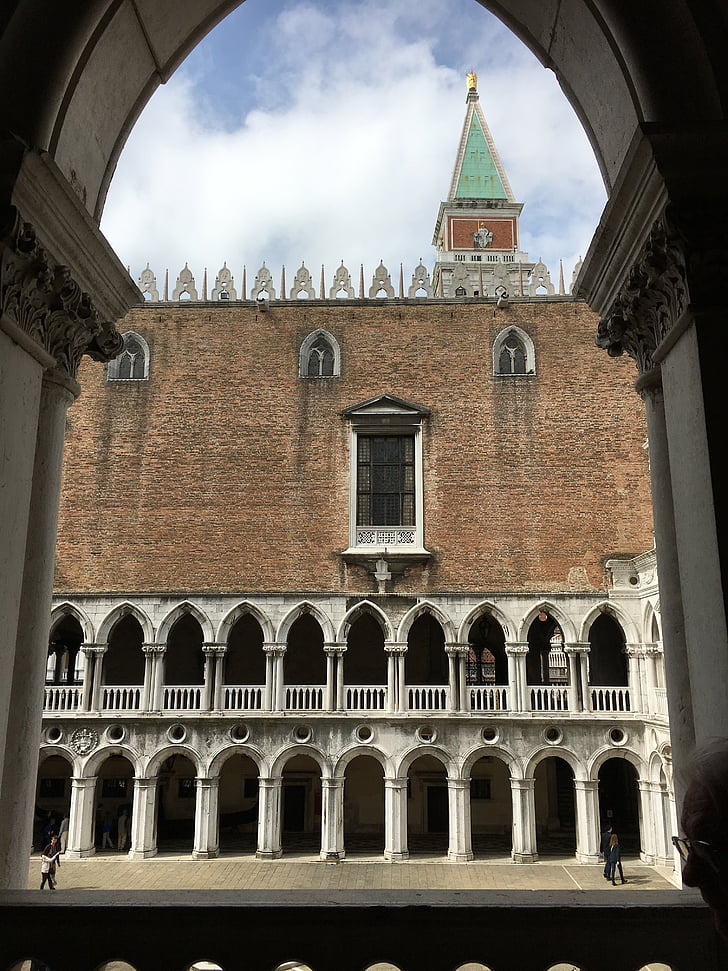 Benátky, palác, Architektura, Itálie, Architektura a stavby, Exteriér budovy, postavený struktura