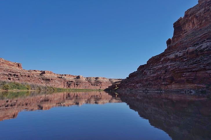 rieka, kanoe, Južné, Utah, vody, letné, kajak
