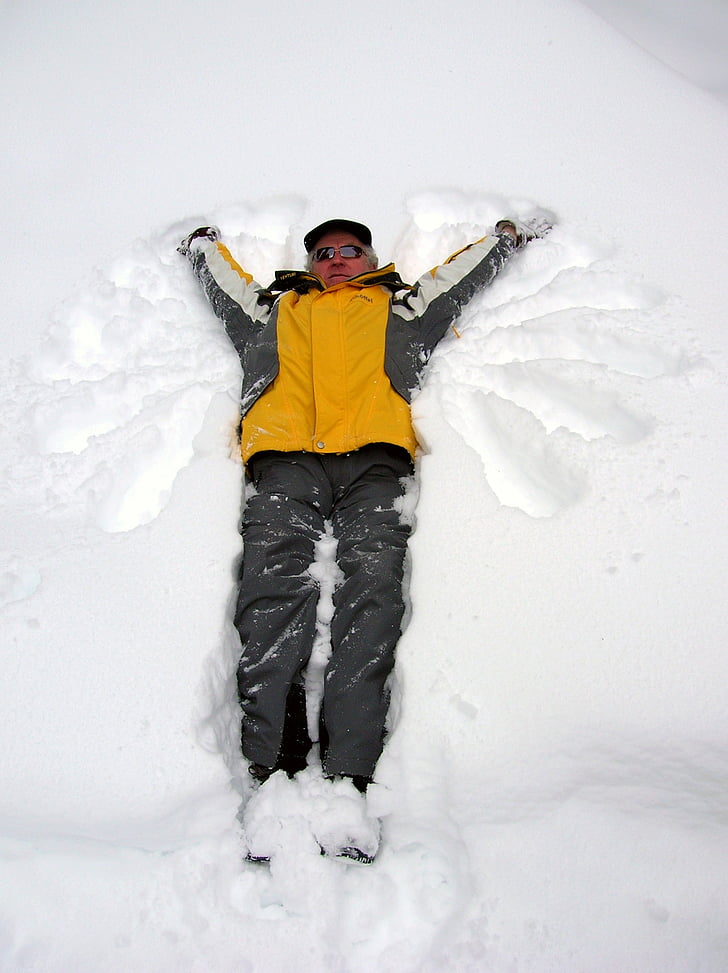 sneeuw, Snow man, Riezlern, Manfred adler, seizoen, wit, koude