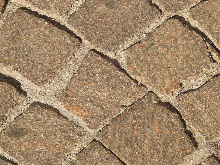 cobblestones, patch, transport, away, road, stone, pattern