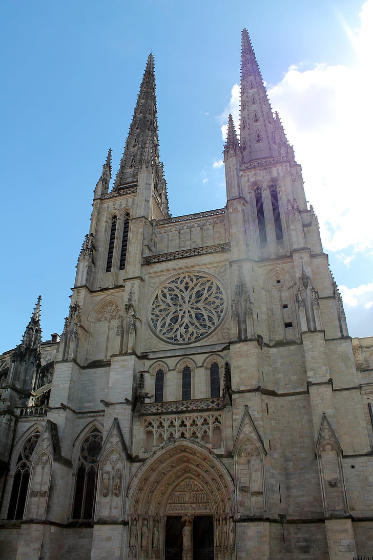 Nhà thờ, Duomo, Pháp, Bordeaux, du lịch, kiến trúc, Đài kỷ niệm