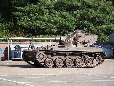 AMX 13, tank, holandčina, armáda, múzeum, obrnené, delostrelectvo