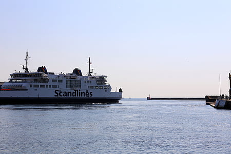 Helsingborg, suono, barca, insenatura di Porto, acqua