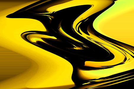 black, abstract, painting, art, Modern, Pop Art, Yellow