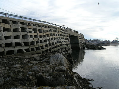 cribstone, Most, Ocean, reflexie, unikátne, Žula, more