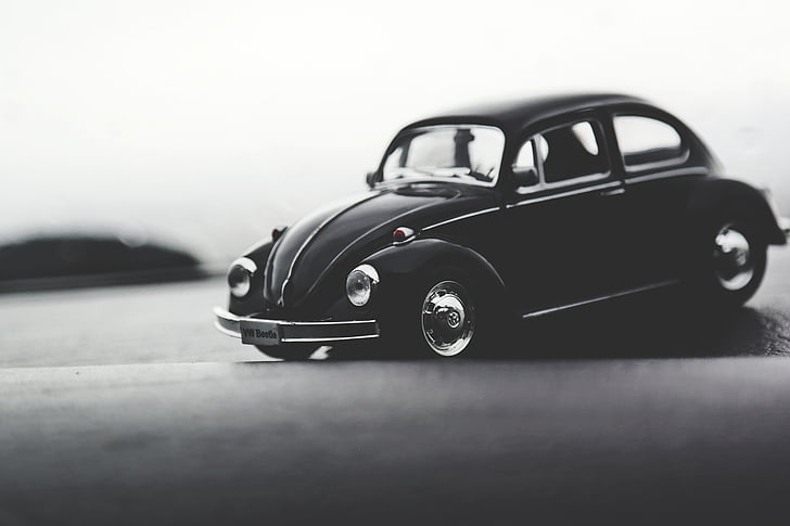 bil, bil, klassisk bil, lekebil, Volkswagen, Volkswagen beetle
