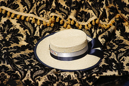 καπέλο, γονδολιέρης, Βενετία, Ιταλία