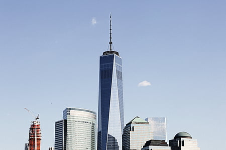 1 wtc, arquitetura, edifícios, cidade, arranha-céus, Manhattan, Nova Iorque
