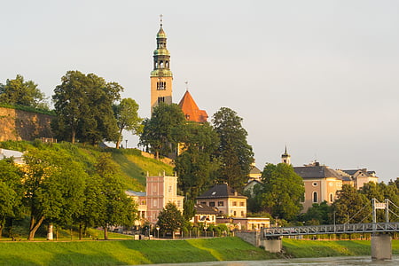 socknens kyrkliga mülln, Salzburg, Mönchberg, kyrkan, Müllner kyrka, Mülln, Österrike