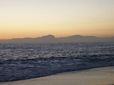Meer, Strand, Sonnenuntergang, Sommer, Sand, Italien, Wellen