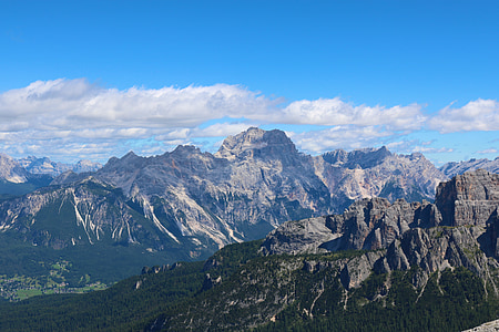 Italie, Dolomites, l’Europe, montagne, paysage, roches, paysage