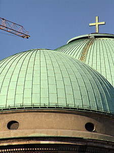 dome, berlin, church, crane