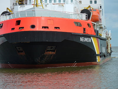 Берегова охорона, корабель, Cuxhaven, завантаження, Neuwerk, швидкий, води