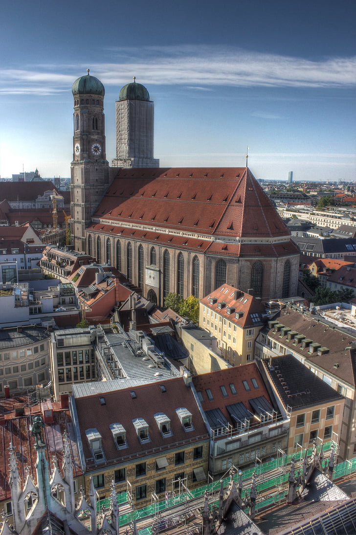 Frauenkirche, München, Tyskland, byen, Metropole, Bayern