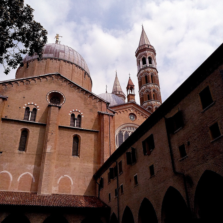 Padova, Basilica, kyrkan, Veneto, Italien, kyrkliga s antonio, arkitektur