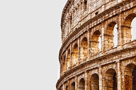 Anfiteatro, antica, arco, architettura, costruzione, Colosseo, colonna