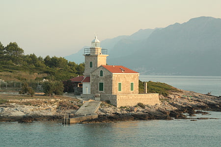 Sucuraj, Hvar, Kroatien, Island, Lighthouse, en ø