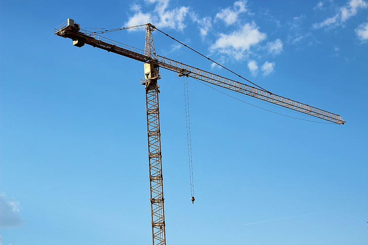 crane, building, construction, work, equipment, crane - construction machinery, development