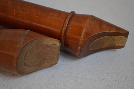 lemn flaut, muzica, Recorder, de suflat din lemn
