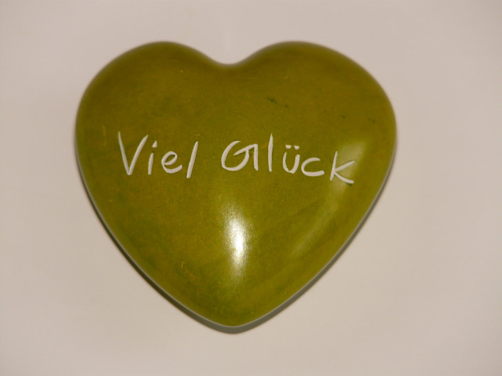 corazón, corazón de piedra, amor, Romance, suerte, verde