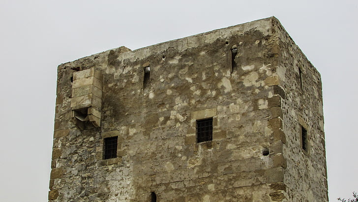Кипър, Ду пила, кула, средновековна, архитектура, замък, исторически