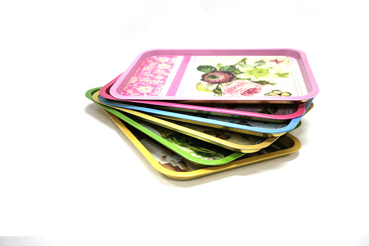 food-grade iron plate, tinplate food tray, four-color printing iron plate