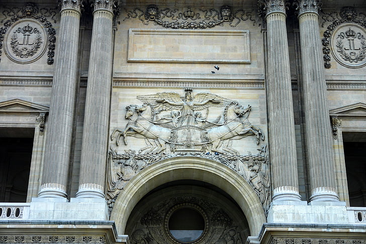 Paris, fachada, arquitetura, França, edifício, ornamento, Casa