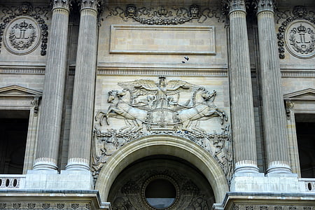 Paříž, fasáda, Architektura, Francie, budova, Ornament, Domů Návod k obsluze