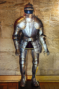 cavaler, armura, Evul mediu, metal