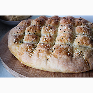 パン, 平らなパン, トルコ語, 食品, 伝統的です, 焼き, 食べる