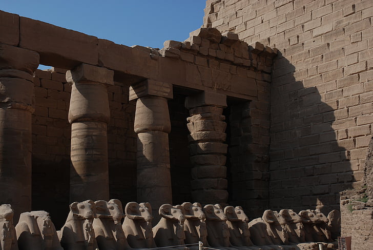Египет, древен, археология, Луксор, Карнак, храма, паметници