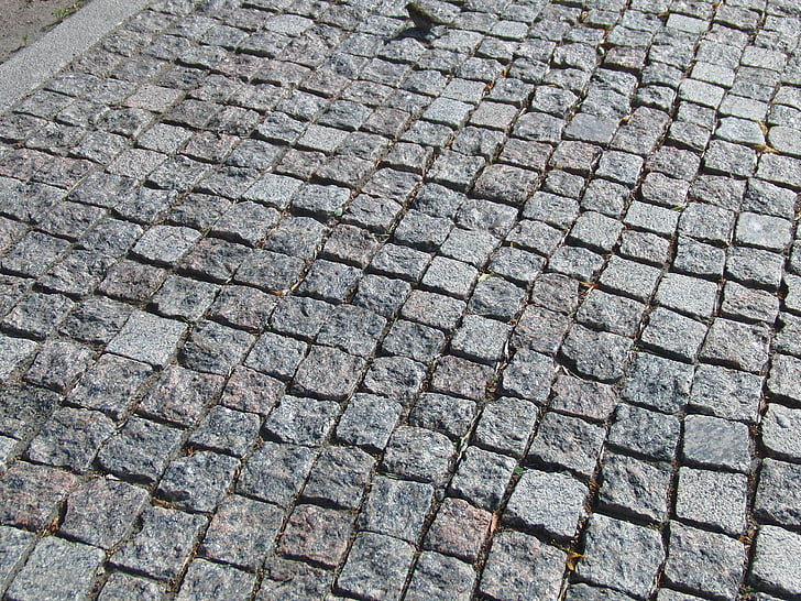 piedra de pavimentación, bruschataja road, carretera, adoquines, piedra, camino de piedra, gris