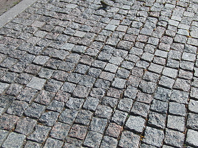 pedra de pavimentação, bruschataja estrada, estrada, Cobblestones, pedra, estrada de pedra, cinza