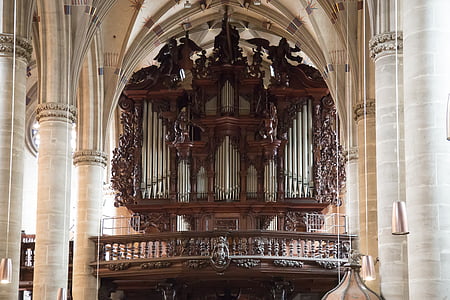 švábske gmünd, Münster, Gothic, Parlera, kostol, organ, kresťanstvo
