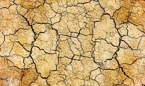 cracks, drought, earth, land, surface, cracked, environment