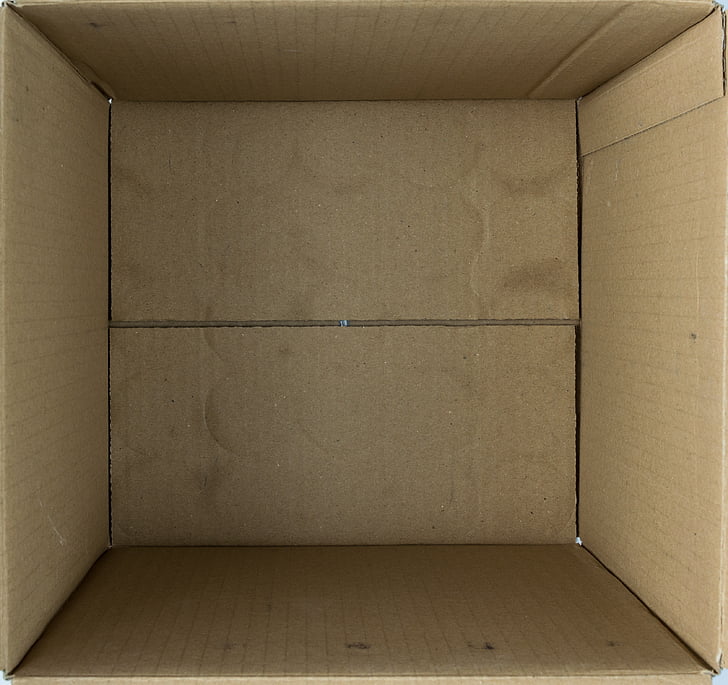 krabice, prázdné, lepenka, balíček, Pack, otevřít